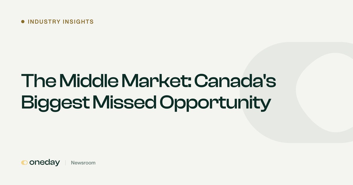 The Middle Market: Canada's Biggest Missed Opportunity | Oneday Pro Newsroom